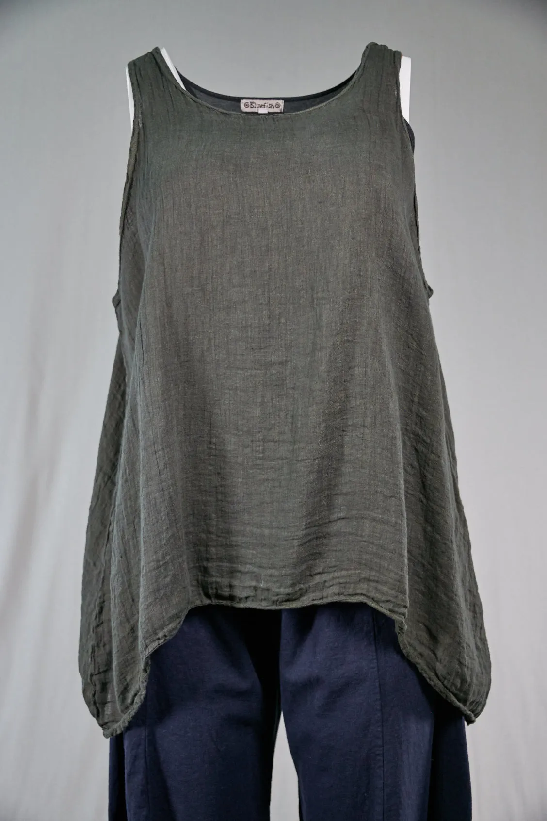 1196 Swing Linen Tank-Piper-U