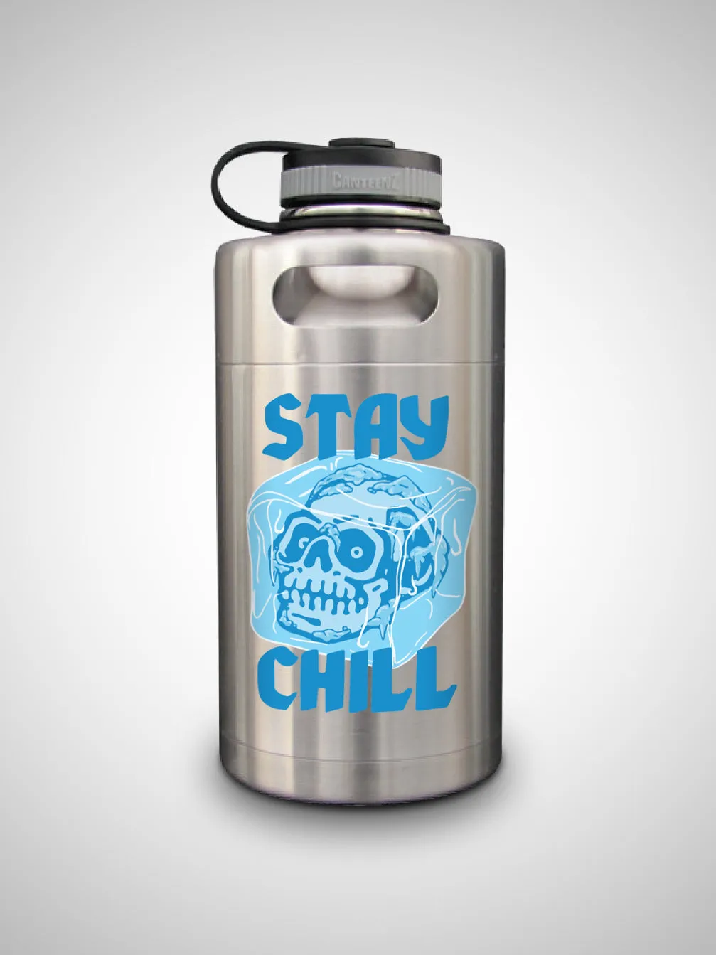 64oz Mini Keg Growler - Stay Chill