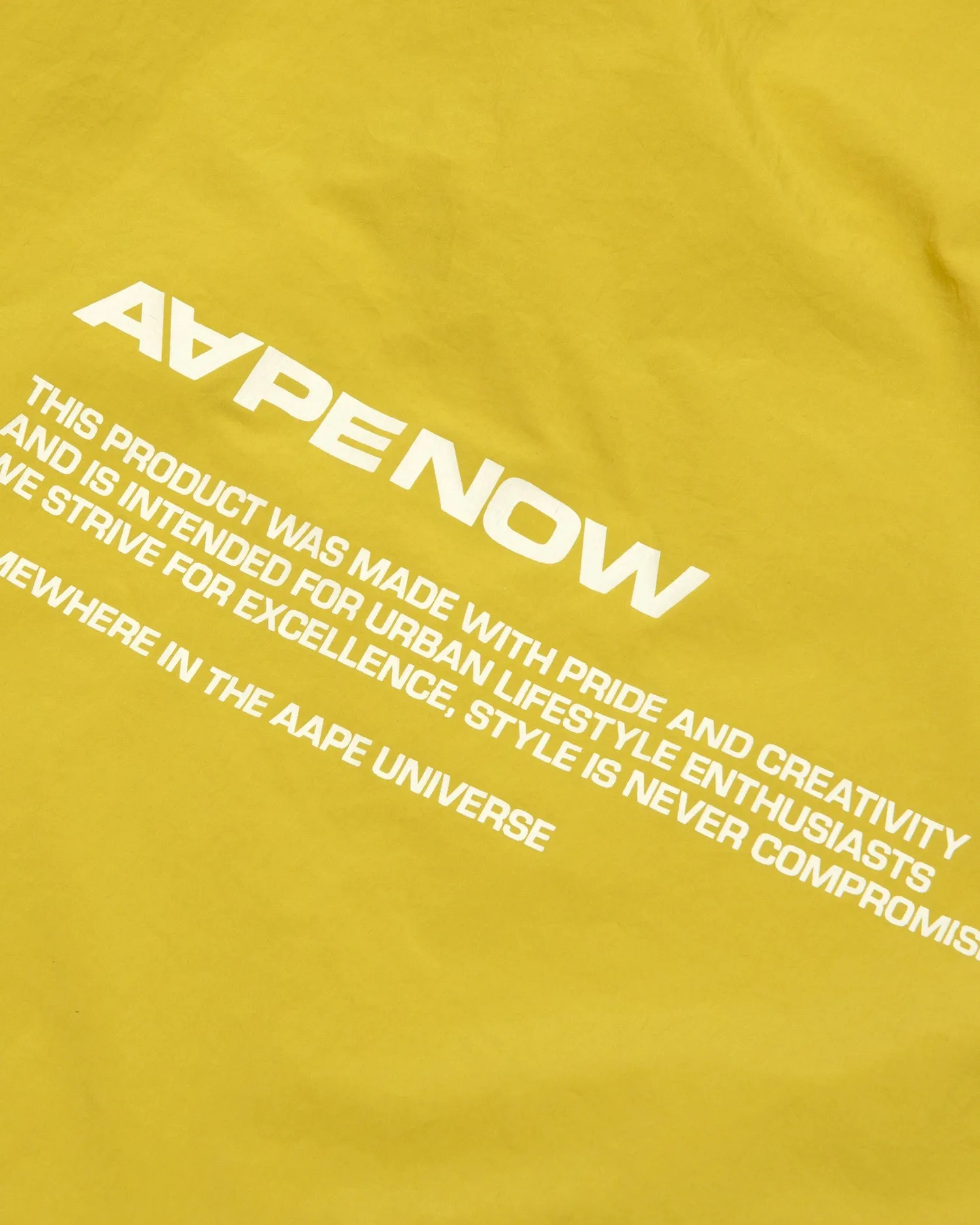 AAPENOW moonface logo windbreaker
