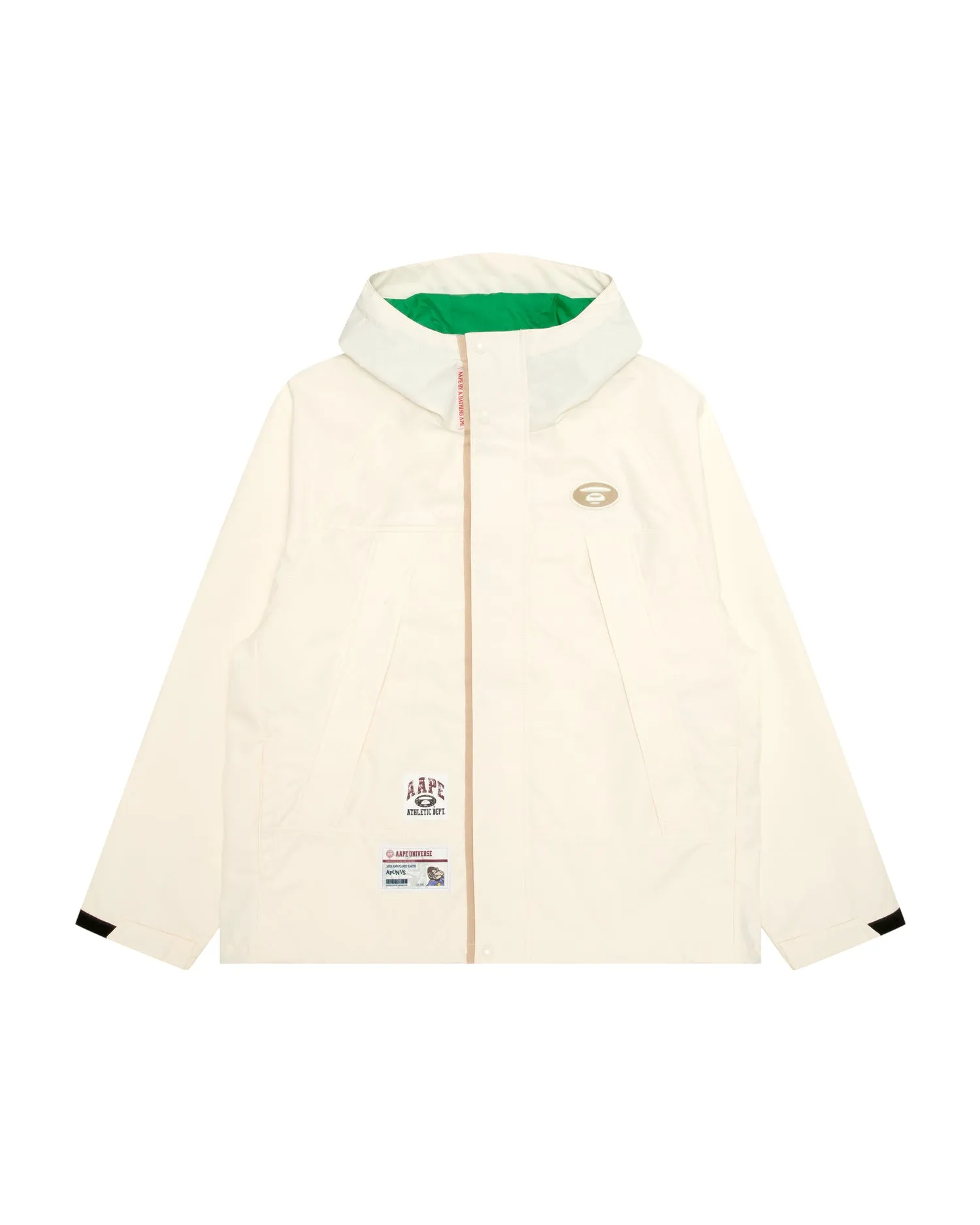 AAPEUNVS moonface logo windbreaker jacket