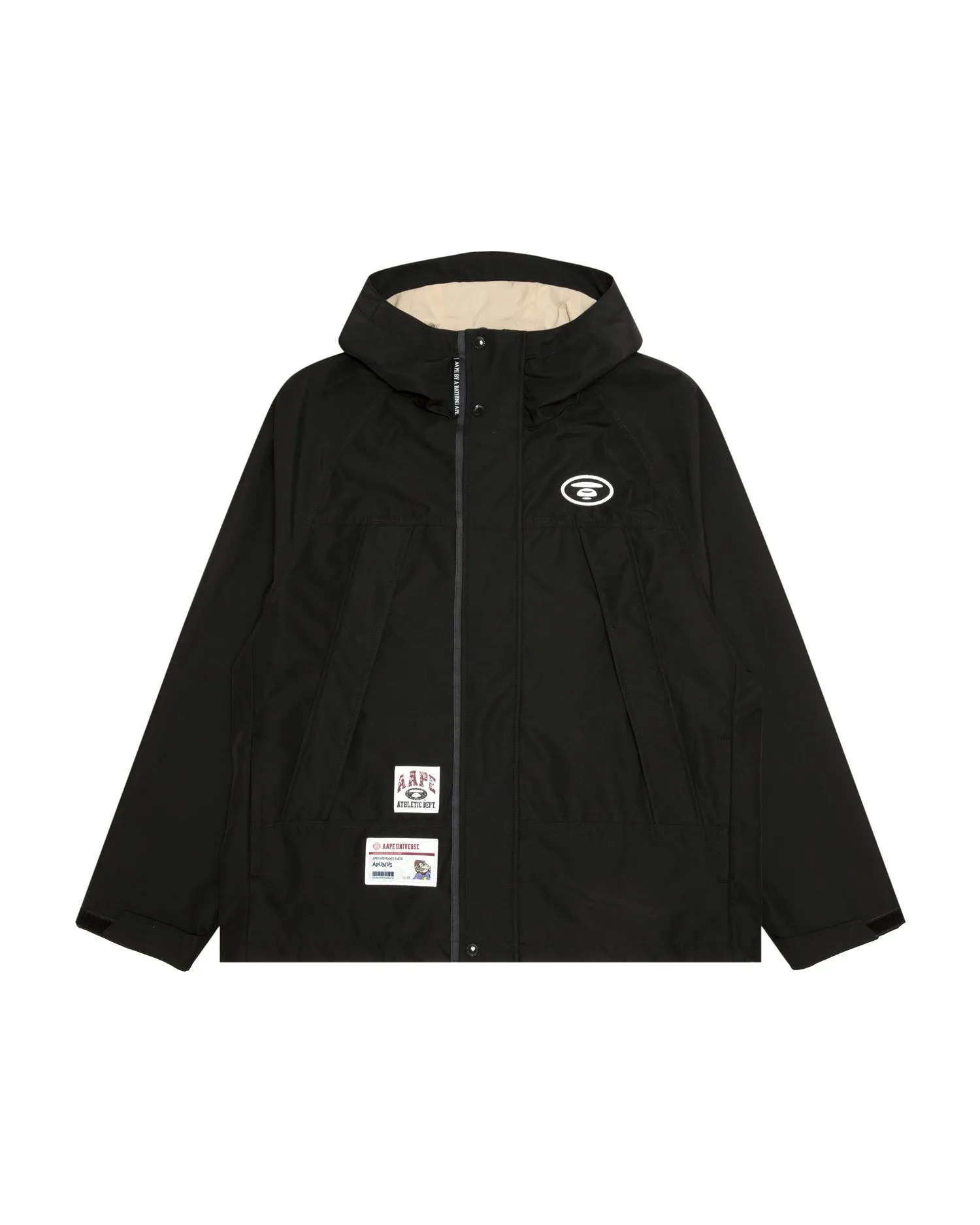 AAPEUNVS moonface logo windbreaker jacket