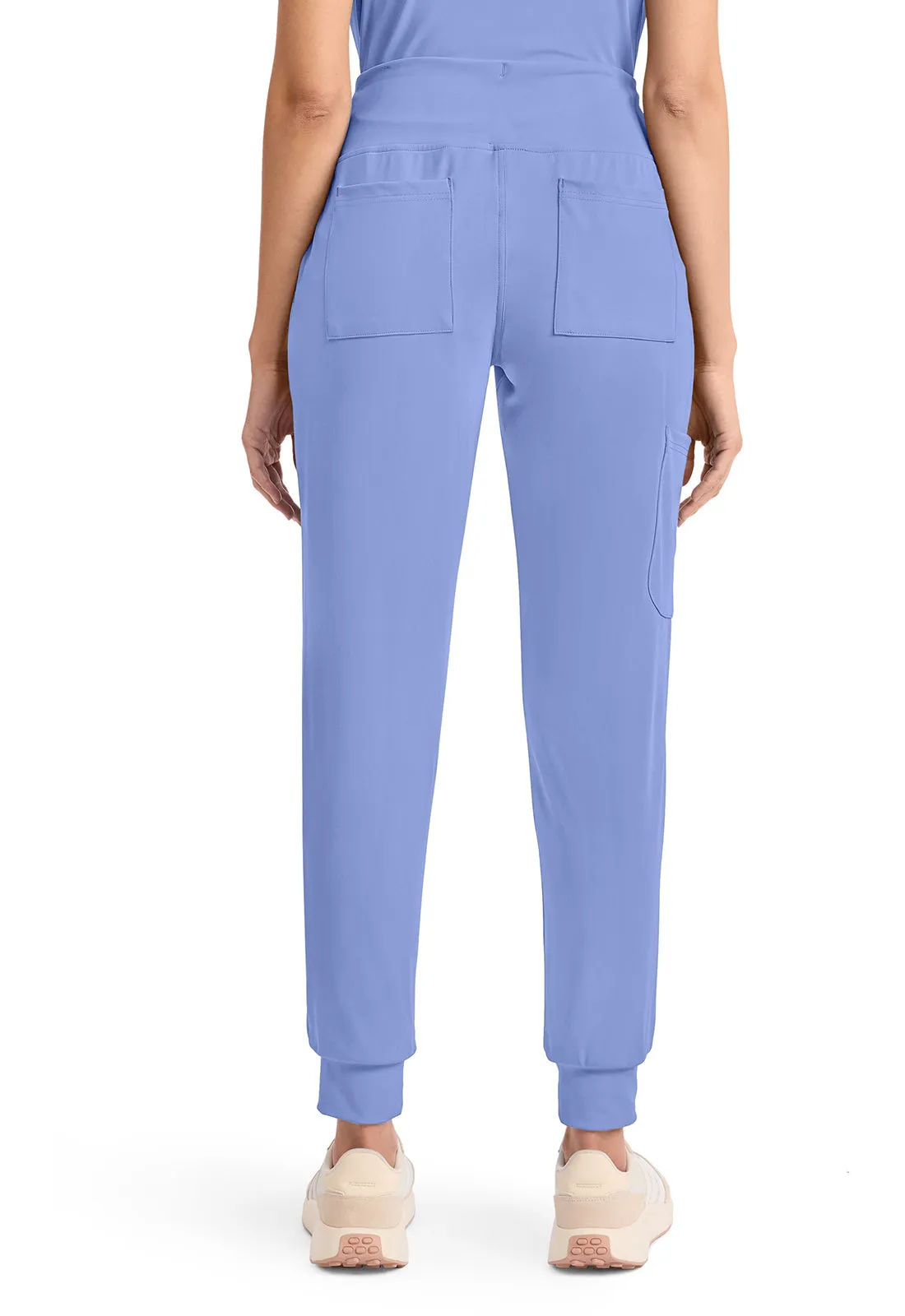 Achieve CK033 Women's 5-Pocket Jogger Pants Ciel