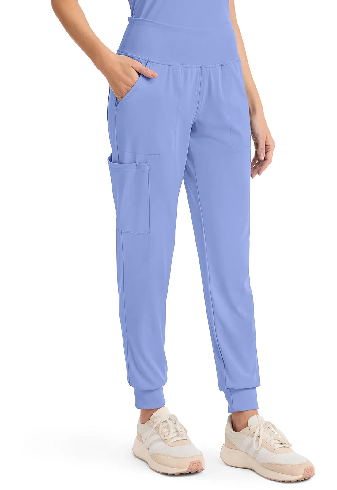 Achieve CK033 Women's 5-Pocket Jogger Pants Ciel