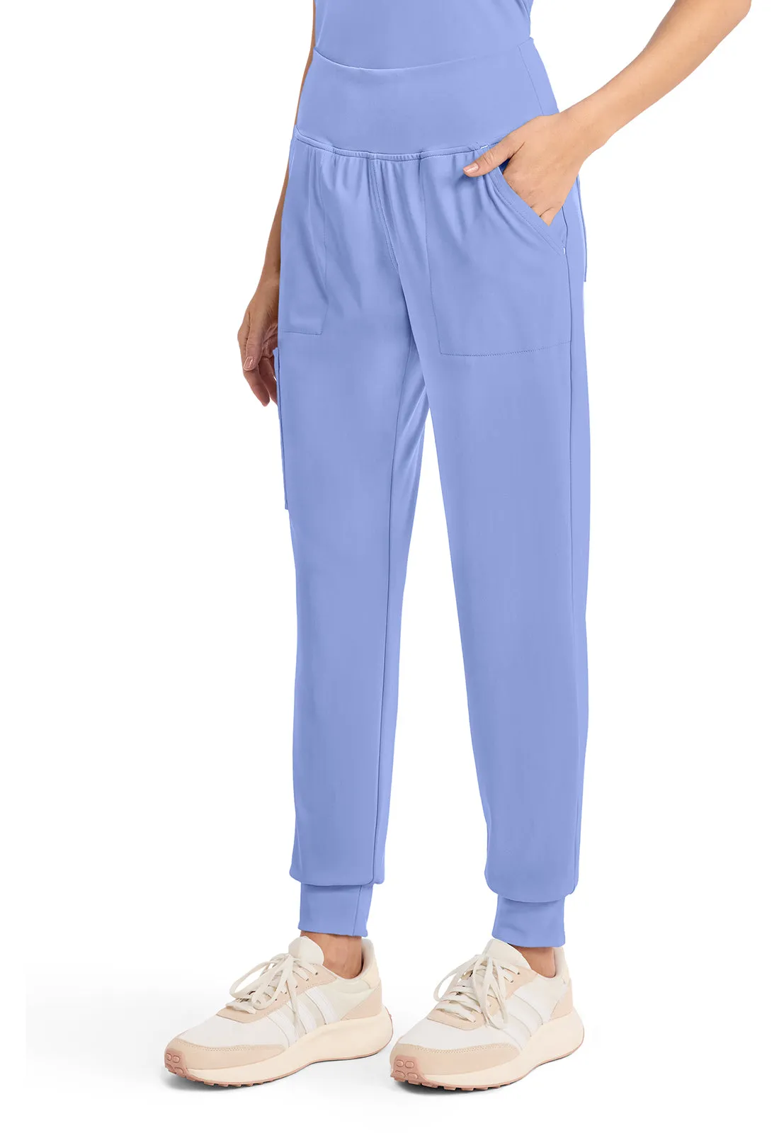 Achieve CK033 Women's 5-Pocket Jogger Pants Ciel