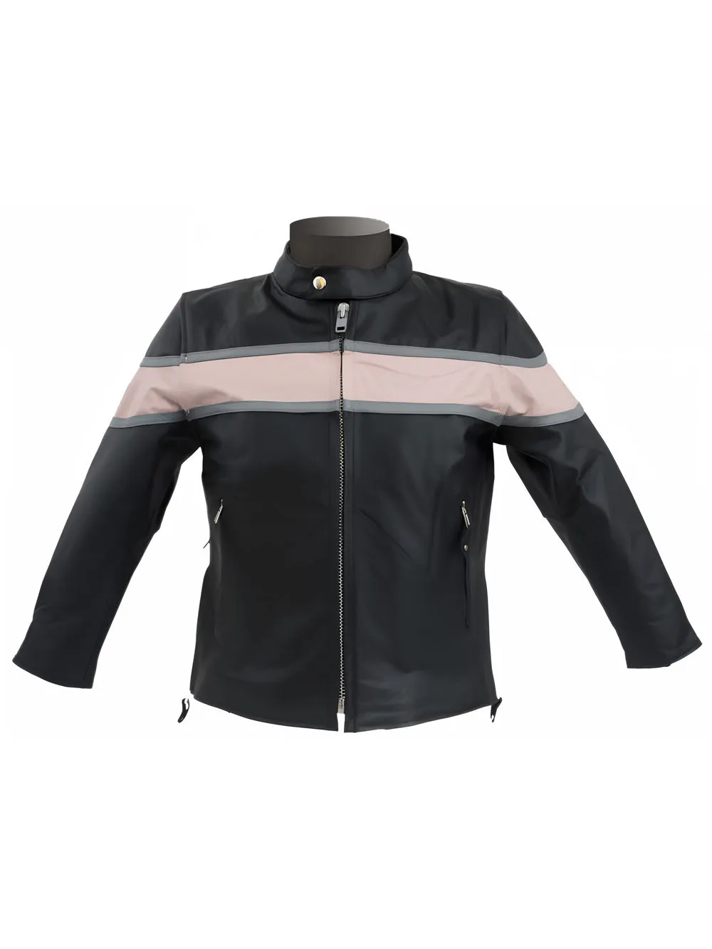 Adorn Me Moto Leather Jacket for Girls
