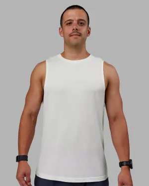 AeroFLX  Seamless Muscle Tank - Off White/Off White Marl
