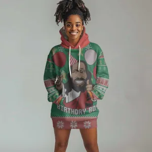 African Birthday Boy Jesus Hoodie Dress Afro Christmas DT03