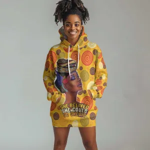 African Women Hoodie Dress She Believed She Could So She Did DT03