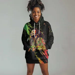 Afro Legend Bob Hoodie Dress One Love Heart Destiny LT05