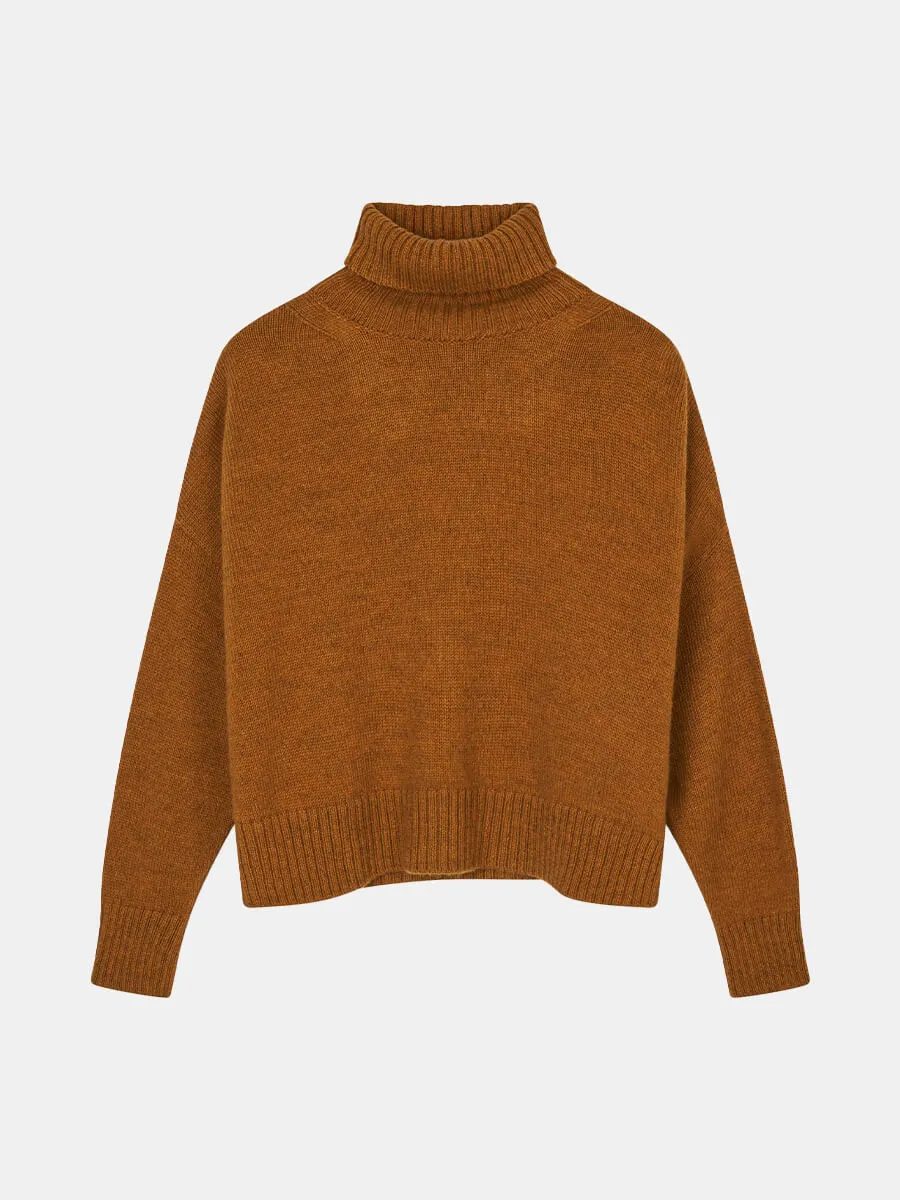 Aisha Rollneck Jumper - Fox