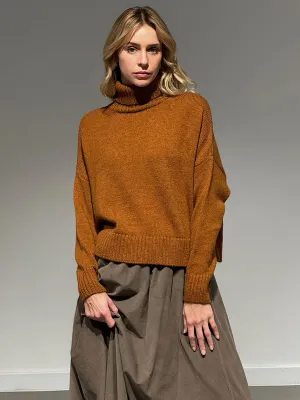 Aisha Rollneck Jumper - Fox
