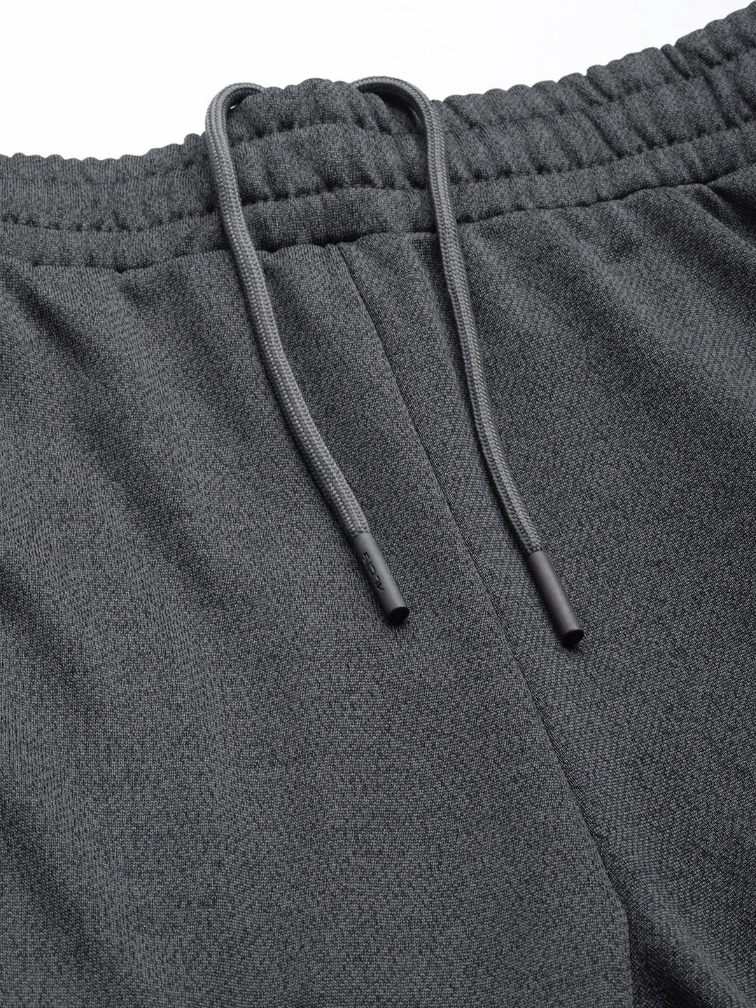 Alcis Men Charcoal Grey Solid Track Pants