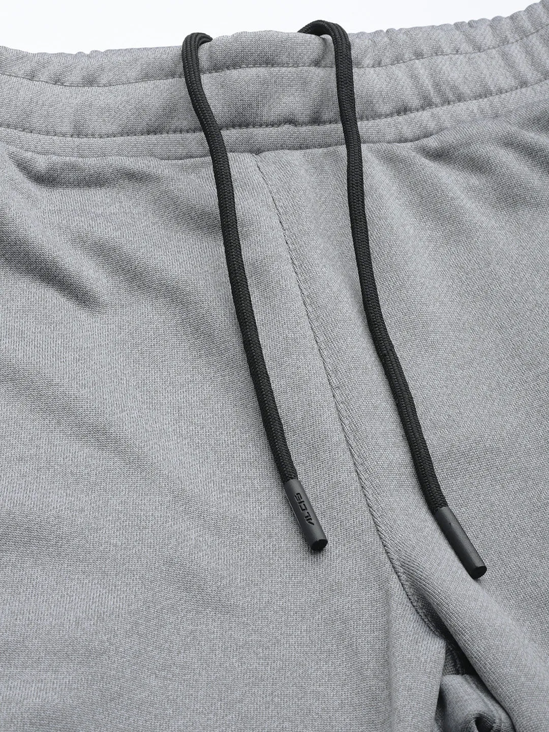 Alcis Men Grey Melange Solid Track Pants