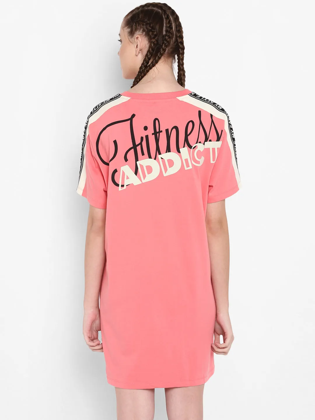 Alcis Women Printed Pink Tshirts