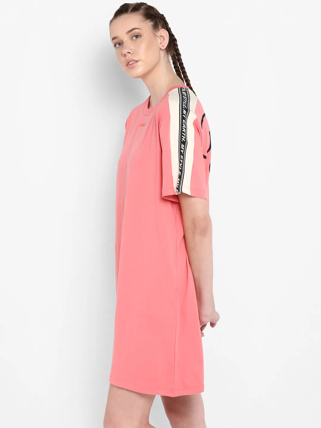 Alcis Women Printed Pink Tshirts