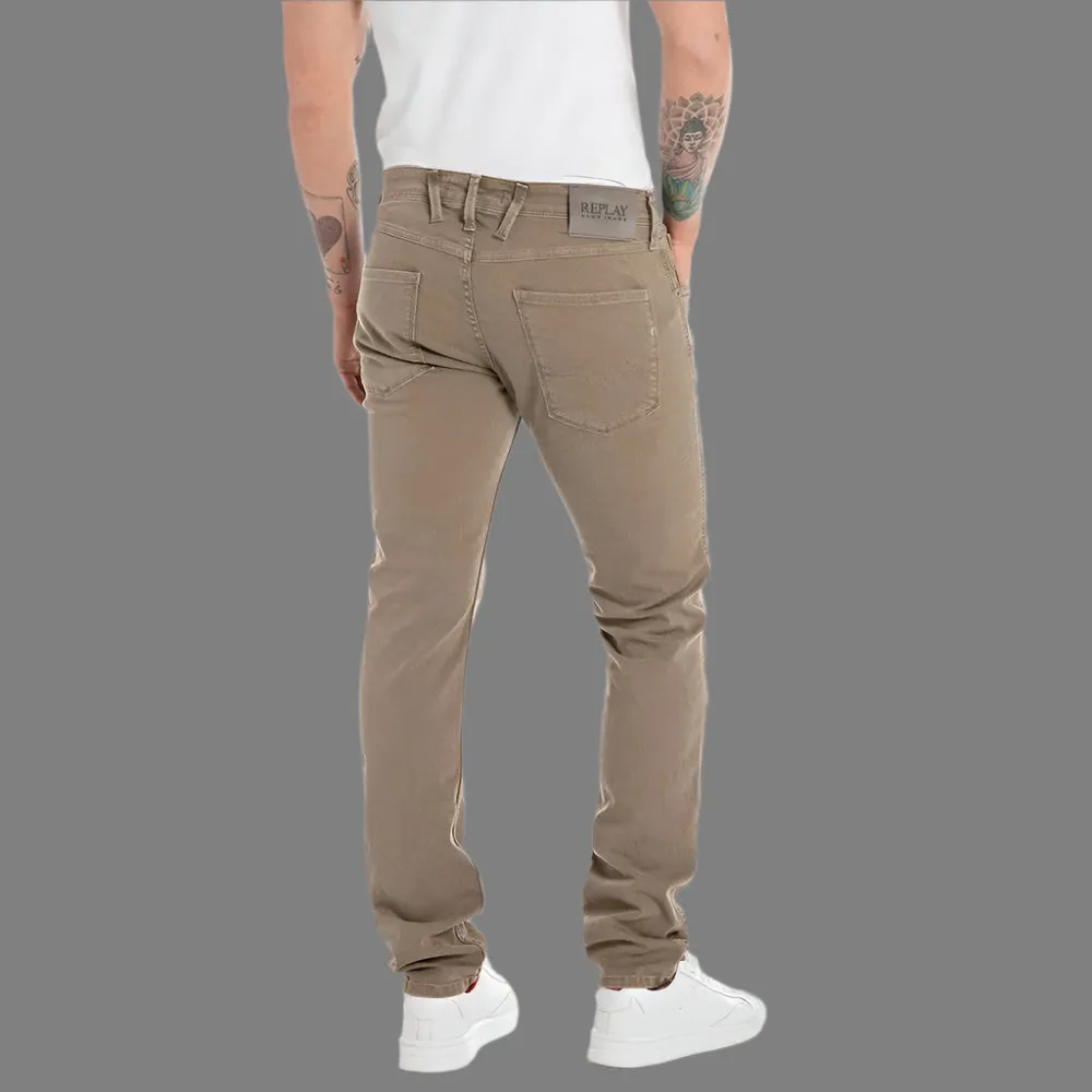 Anbass Slim-Fit Jean (Beige)