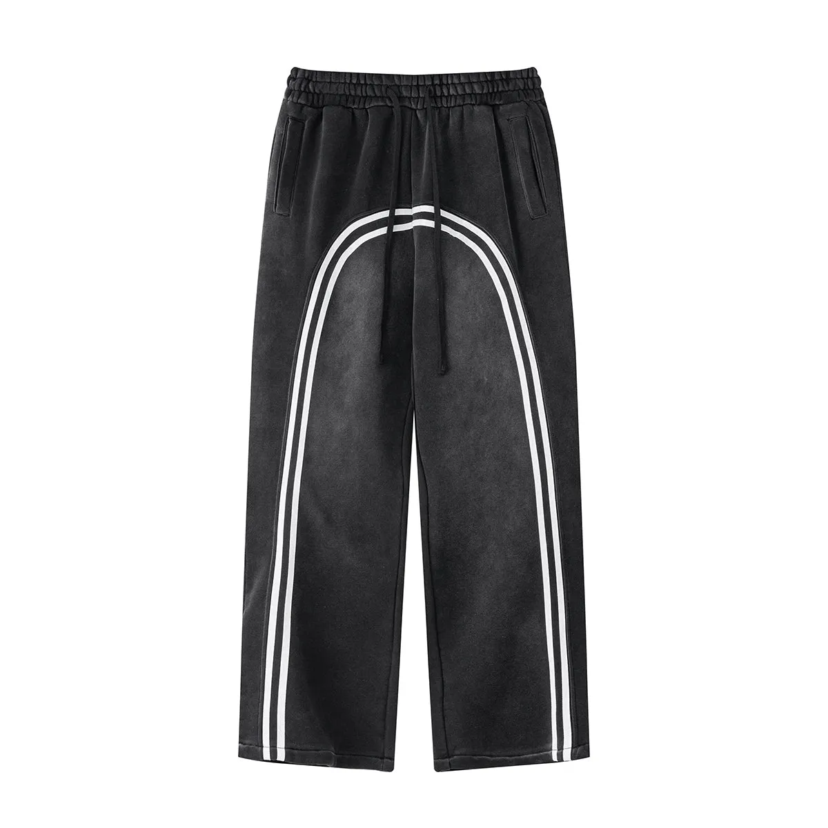 Arc Stripe Thick Baggy Sweatpants