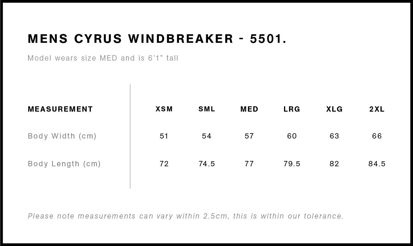AS COLOUR CYRUS WINDBREAKER BLACK-MENS