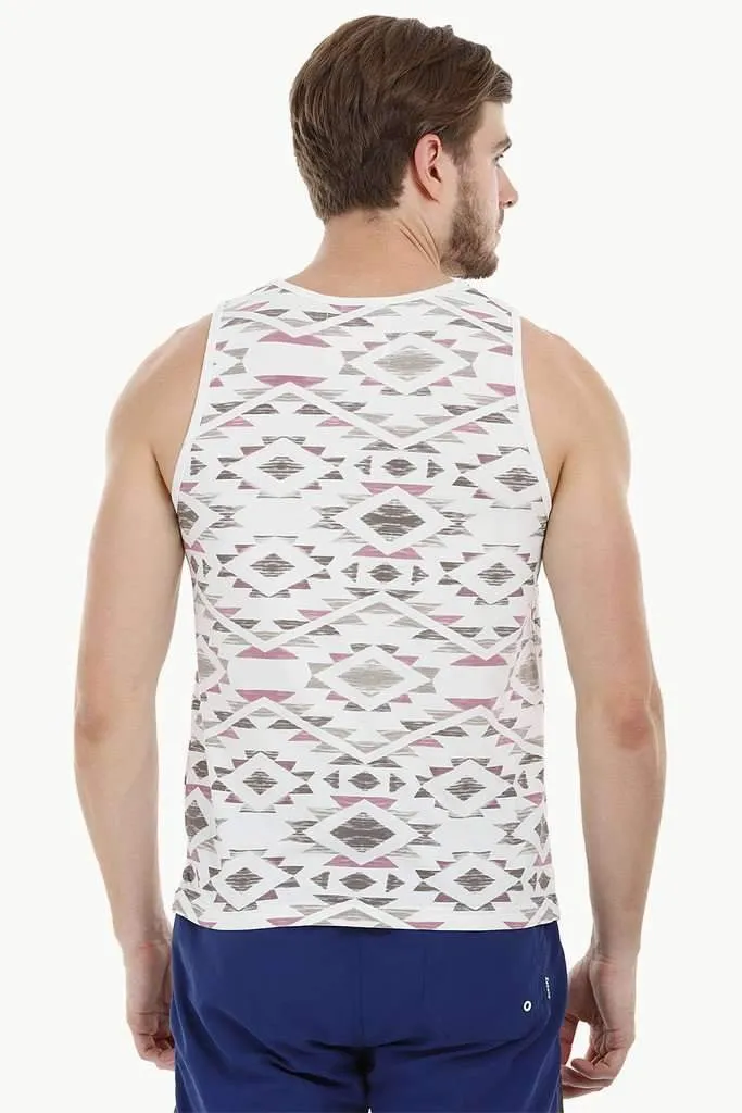 Aztec Print Beach Tank