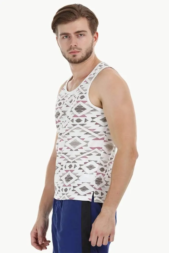 Aztec Print Beach Tank