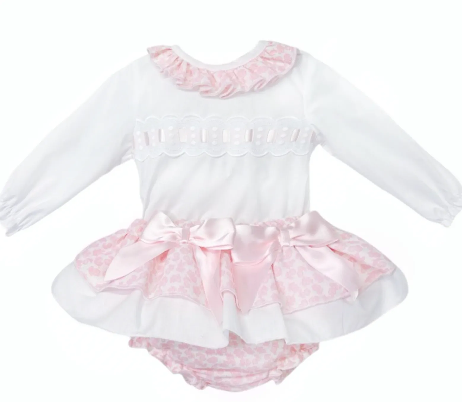 Baby Girls Pink Jam Pant Set