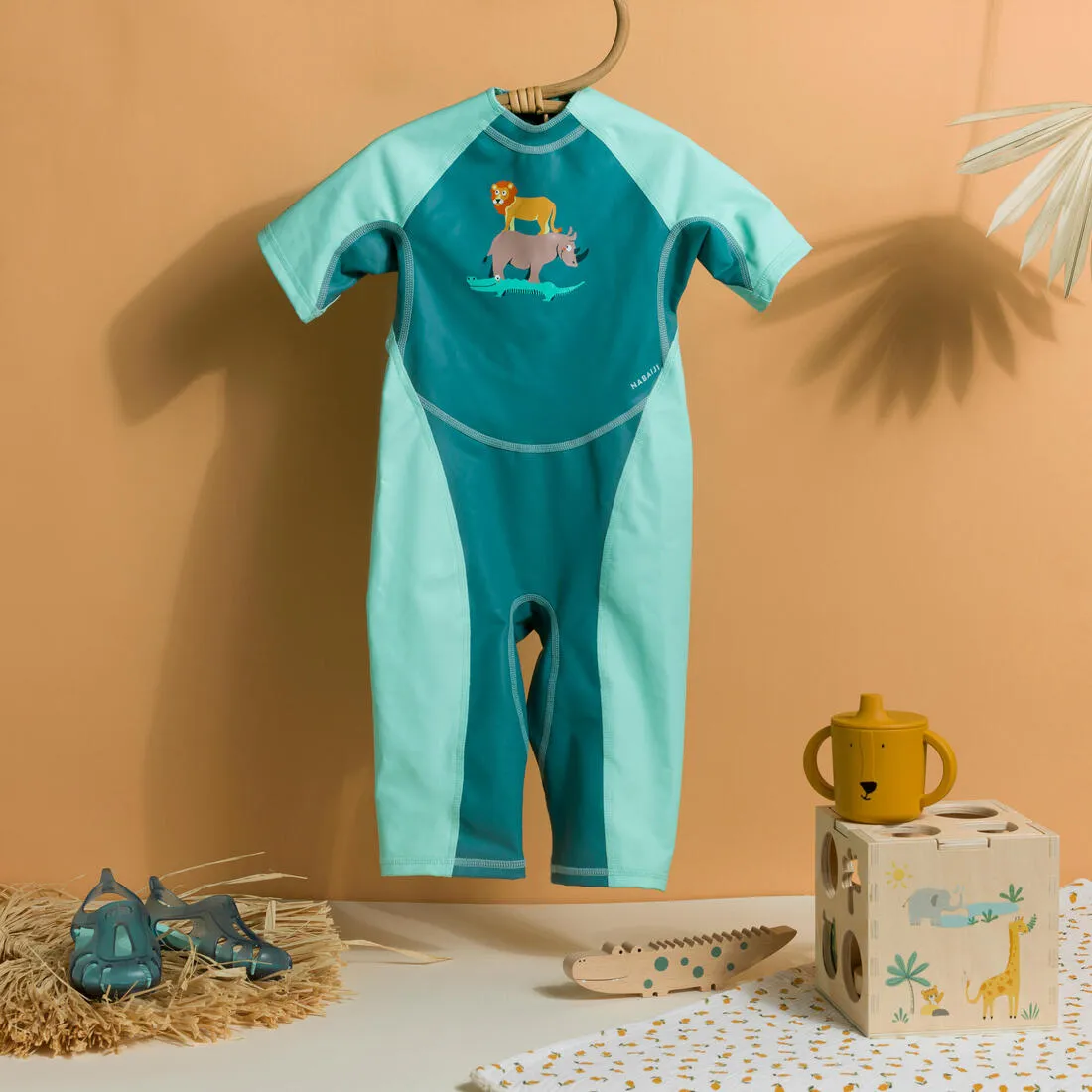 Baby UV Protection Wetsuit Kloupi - Panda Print