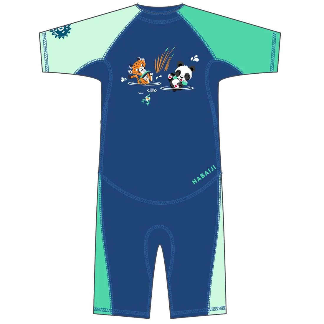 Baby UV Protection Wetsuit Kloupi - Panda Print
