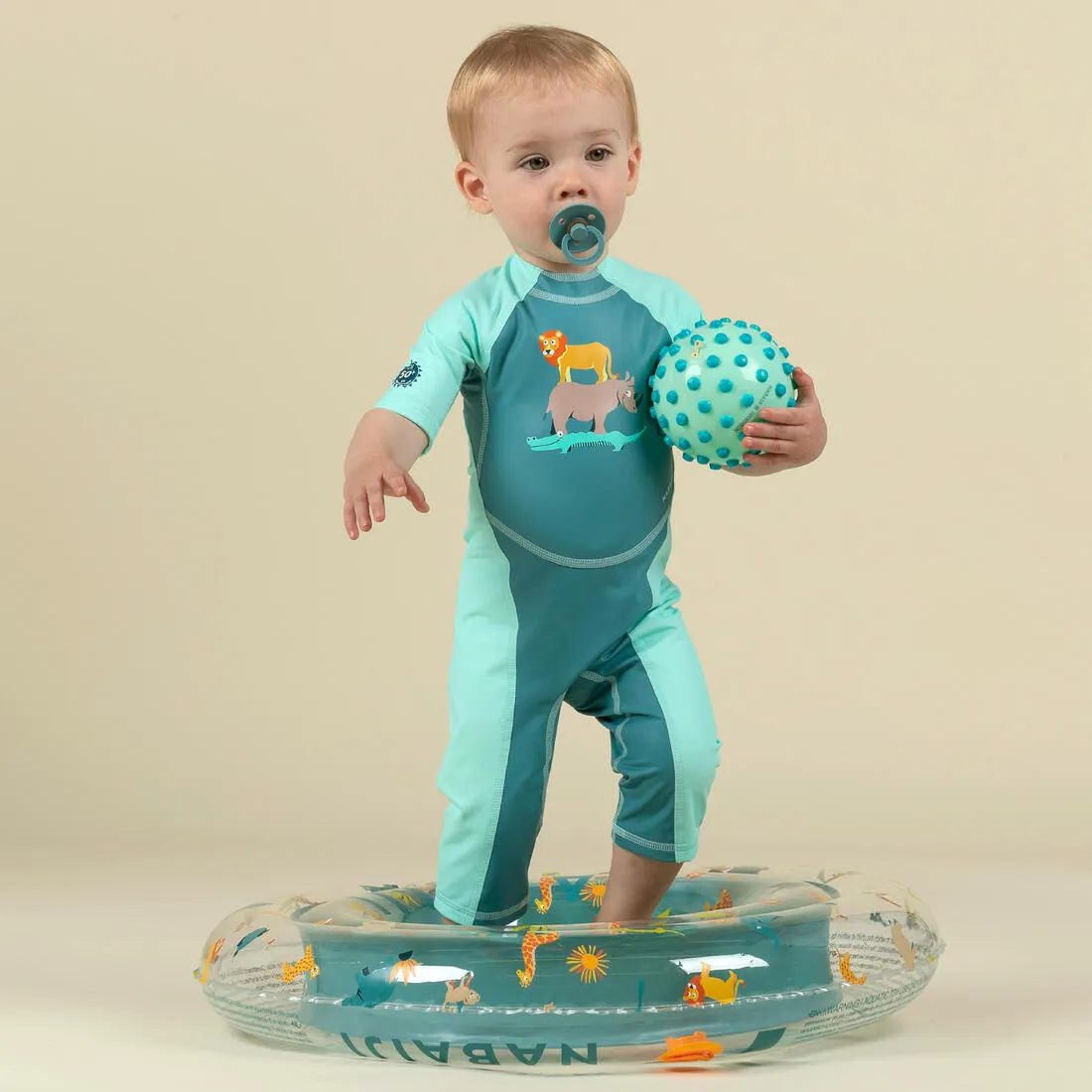 Baby UV Protection Wetsuit Kloupi - Panda Print
