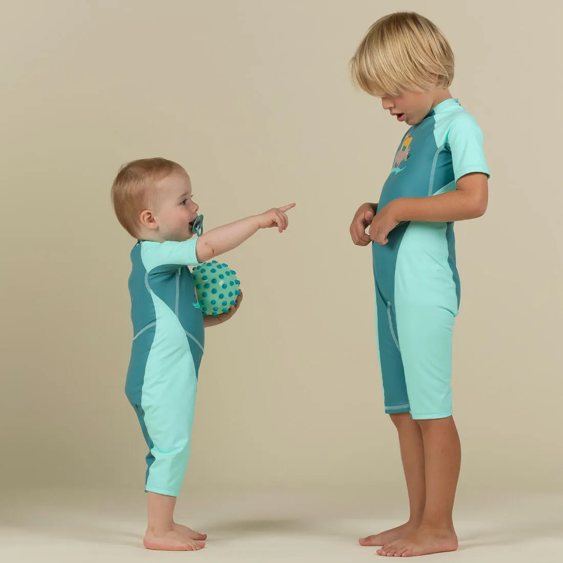 Baby UV Protection Wetsuit Kloupi - Panda Print