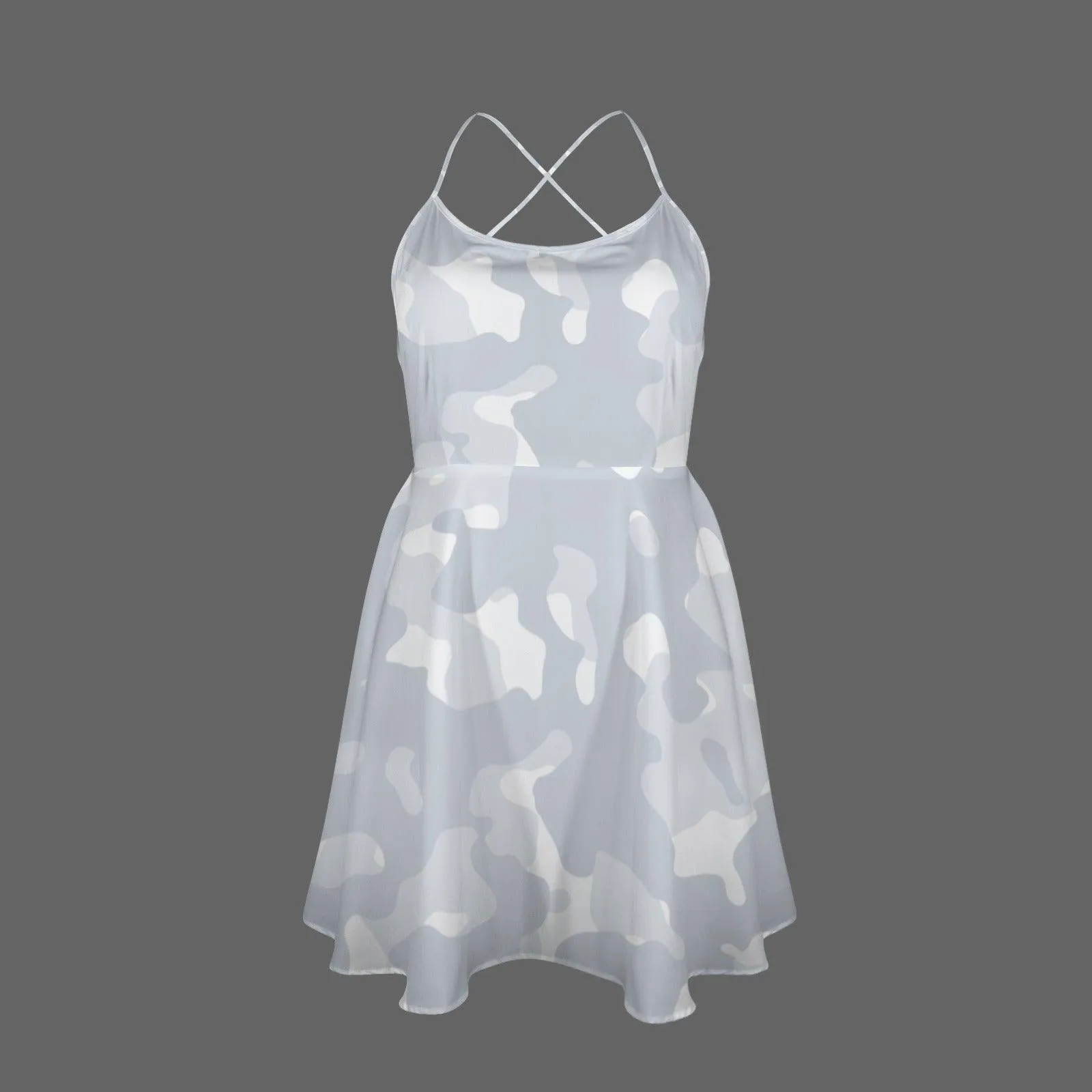 Backless String Mini Dress