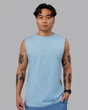Base FLXCotton Tank - Ice Blue