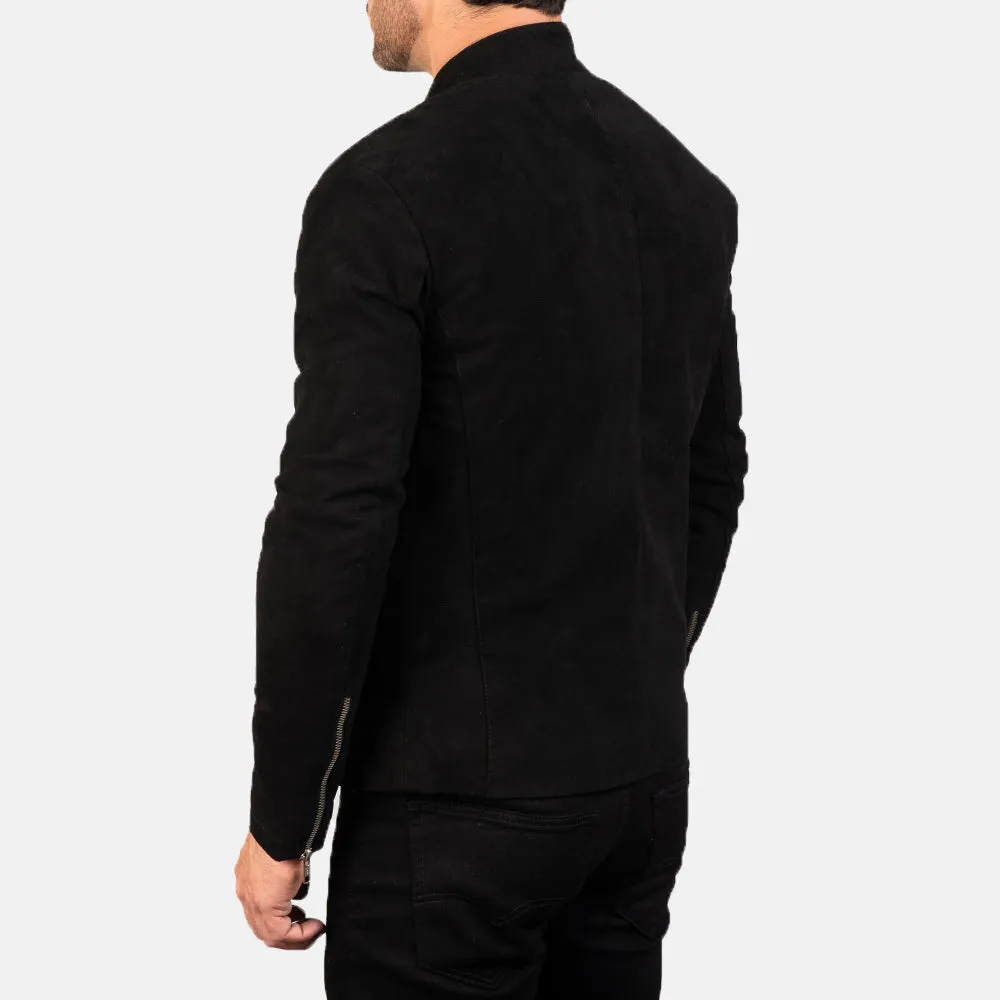 Black  Leather Biker Jacket