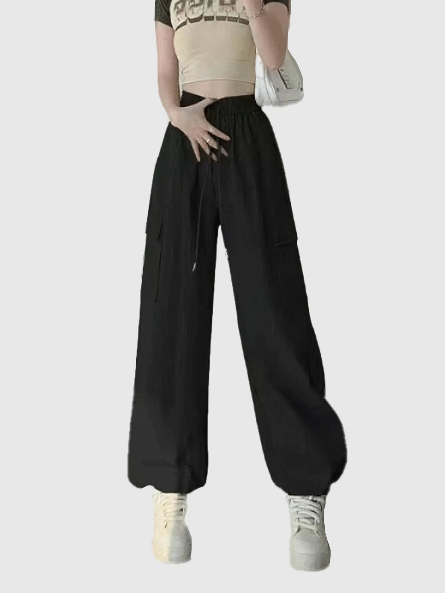 Black Parachute Jogger