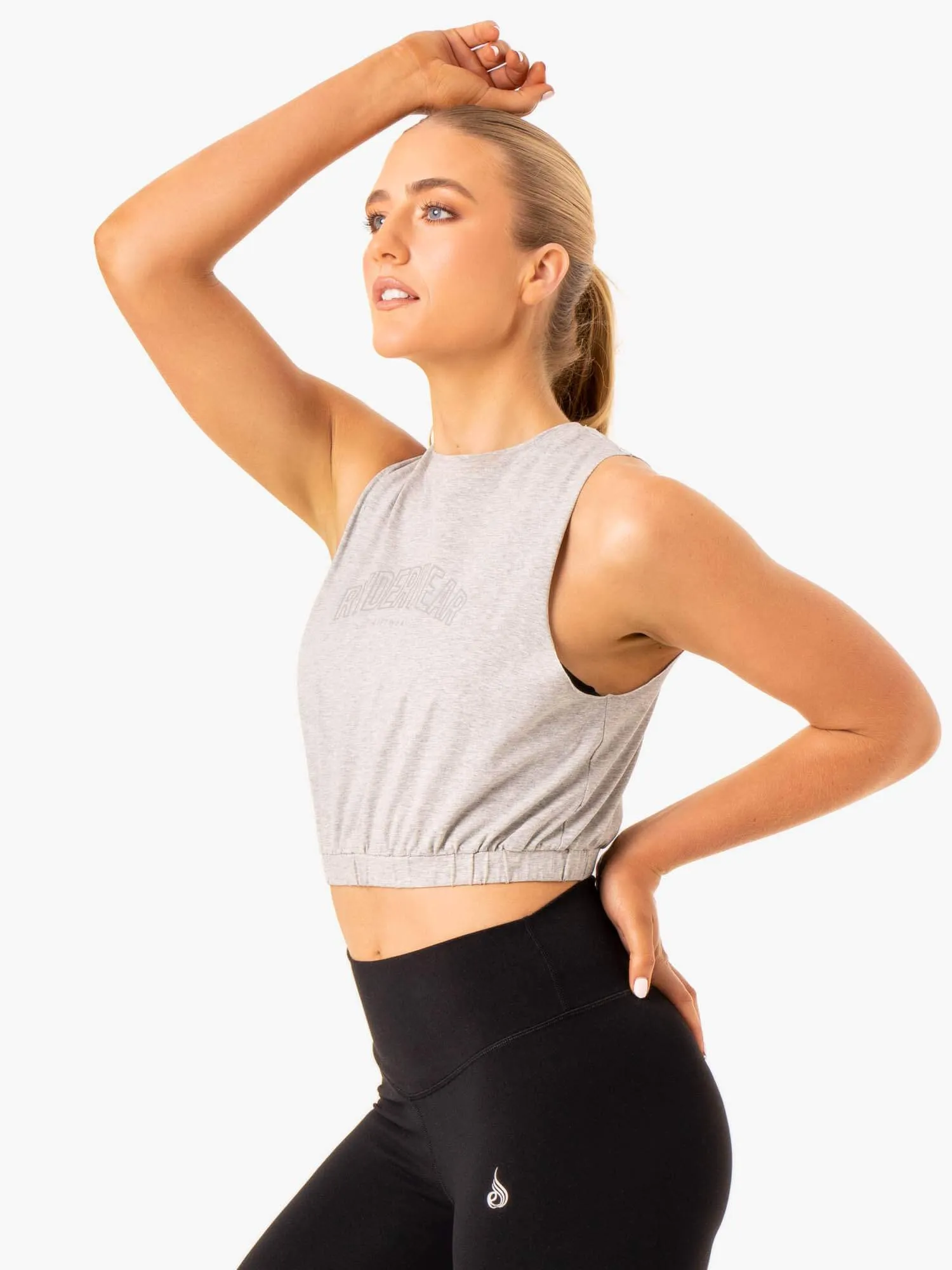 Boxer Muscle Tank - Grey Marl
