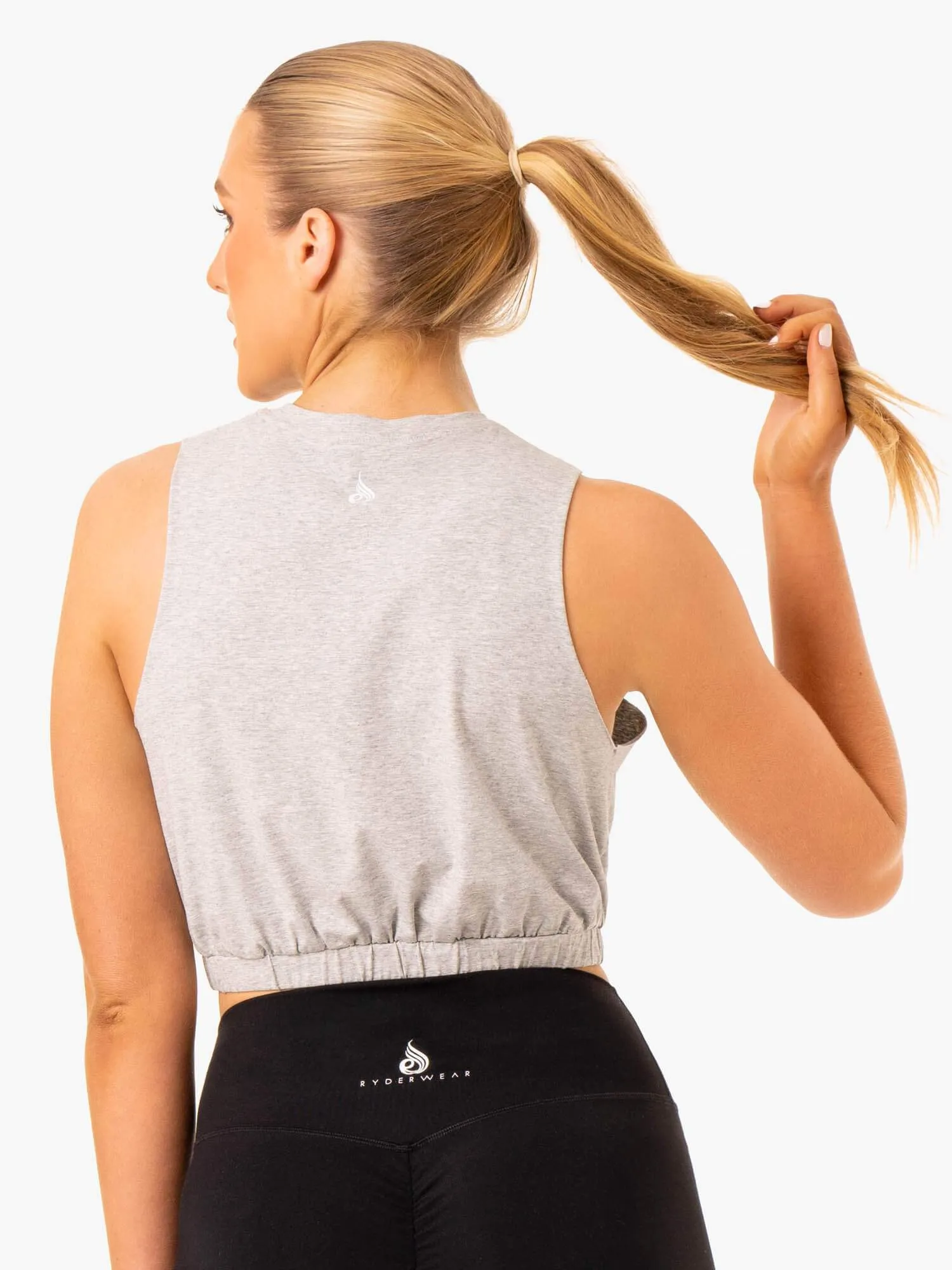 Boxer Muscle Tank - Grey Marl