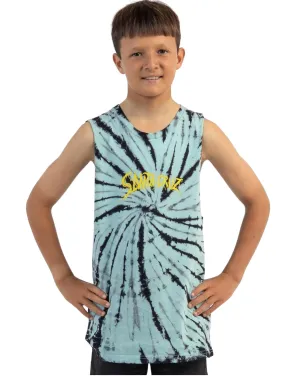 Boys Bone Slasher Tie Dye Muscle