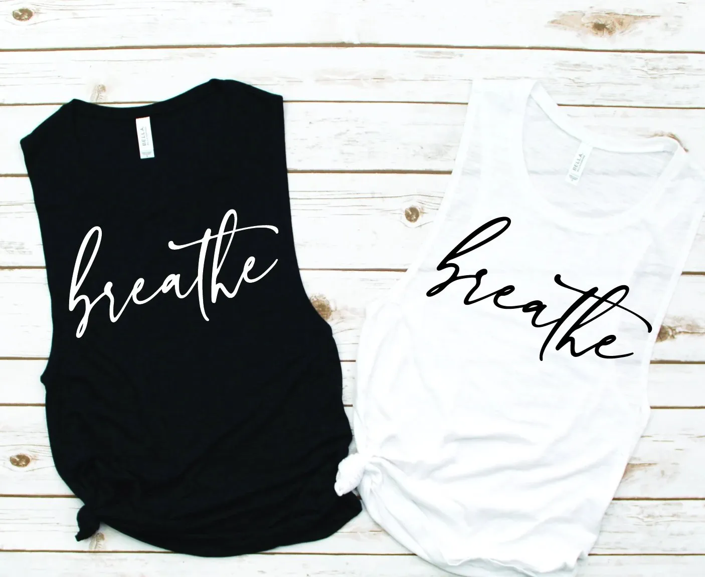 Breathe Muscle Tank - Empower Collection by Hustle and Soul Clothing