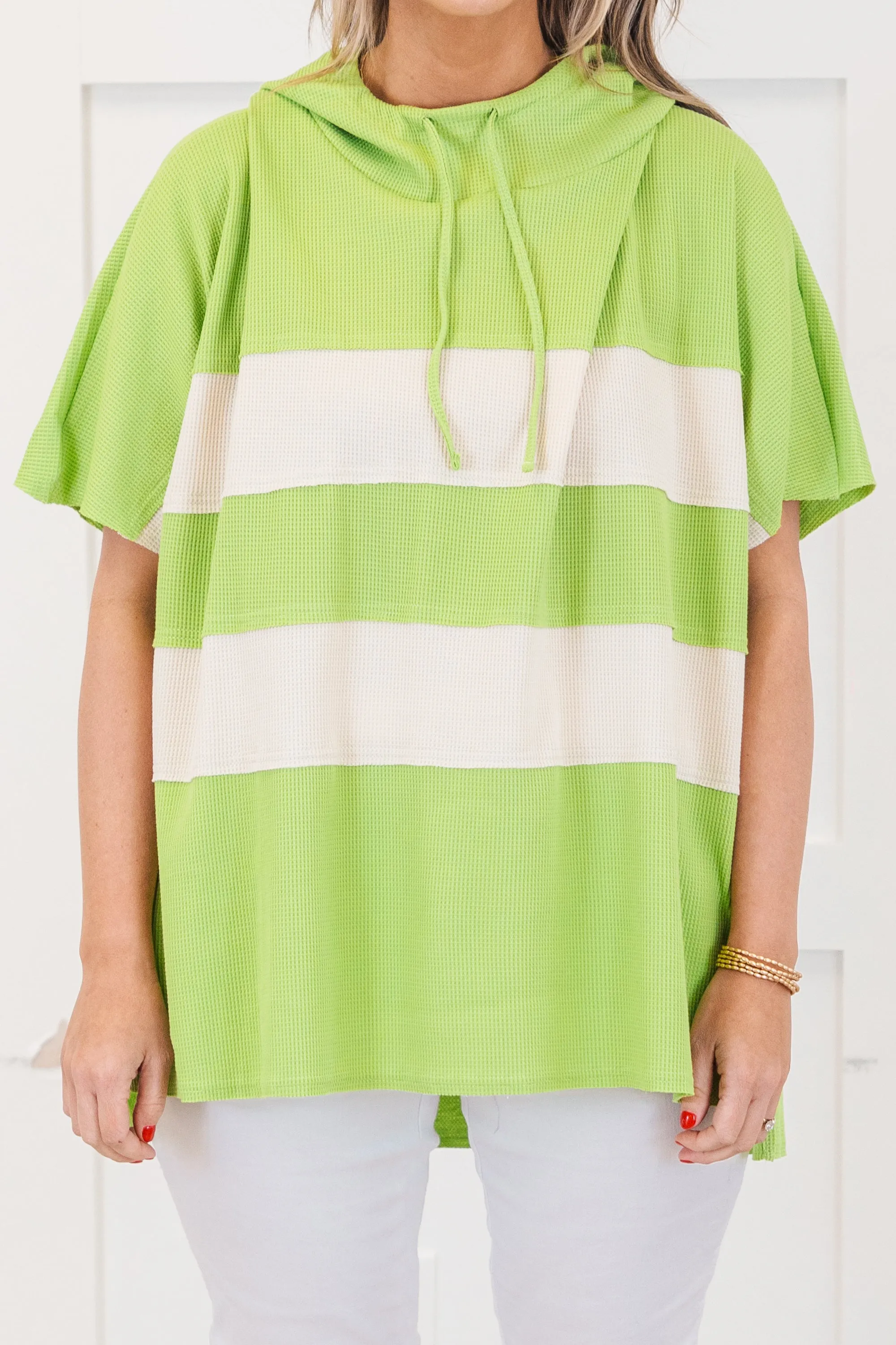 Busy Morning Hoodie, Green