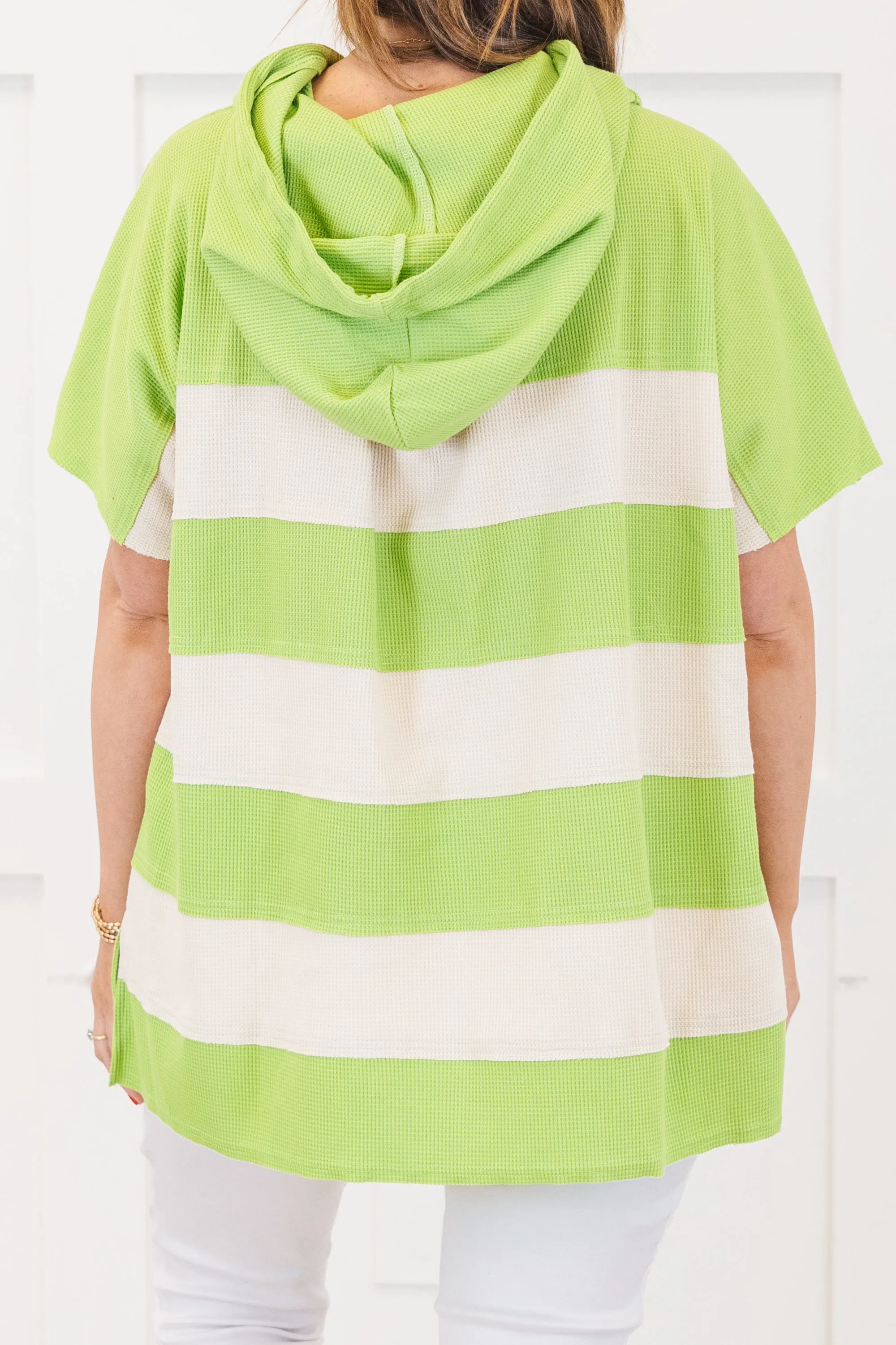 Busy Morning Hoodie, Green