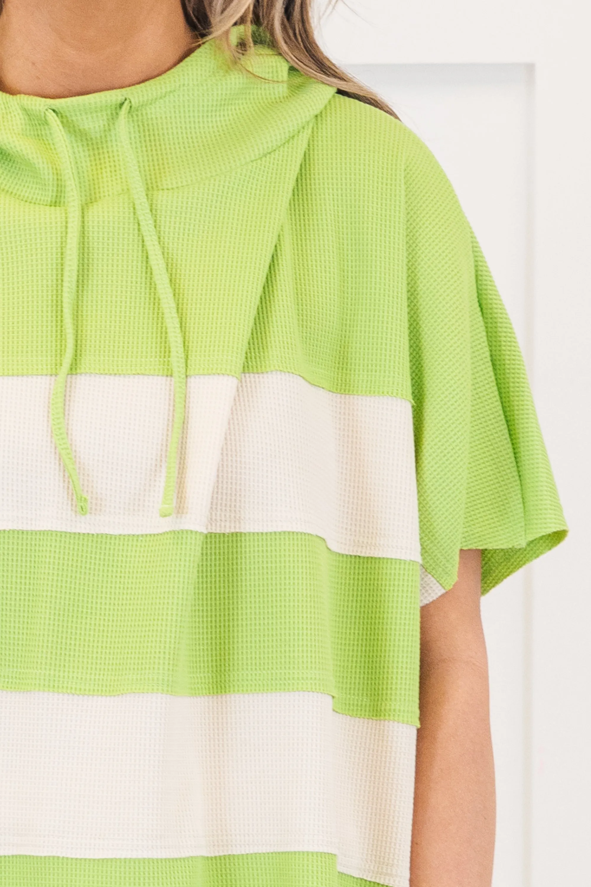 Busy Morning Hoodie, Green