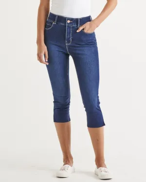 Camila Crop Jeans - Midnight Denim
