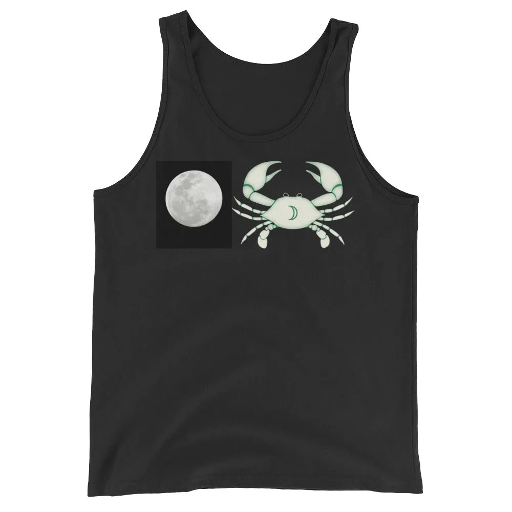 CANCER TANK TOP - Sign Ruling Planet Design - Sleeveless Shirt for Men and Women (Unisex)