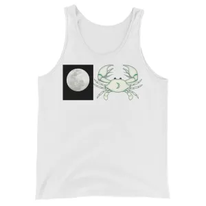CANCER TANK TOP - Sign Ruling Planet Design - Sleeveless Shirt for Men and Women (Unisex)