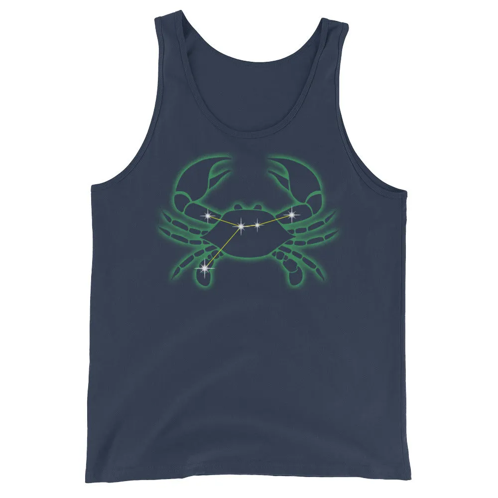 CANCER TANK TOP - Zodiac Constellation Design - Sleeveless Shirt for Men and Women (Unisex)