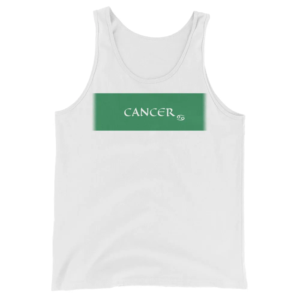 CANCER TANK TOP - Zodiac Sign Print - Sleeveless Shirt for Men and Women (Unisex)