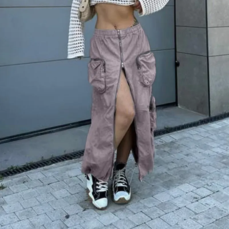Cargo Maxi Skirt