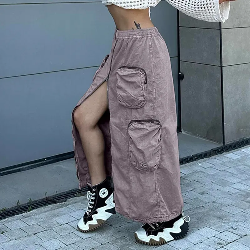 Cargo Maxi Skirt