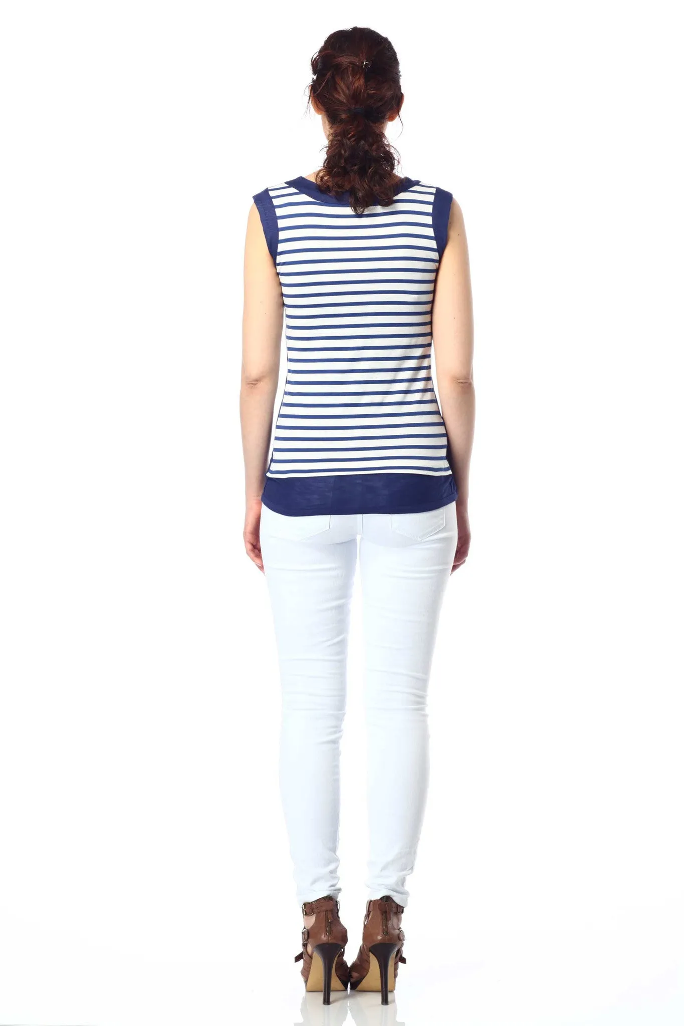 Carla Reversible Round Neck Tank Top