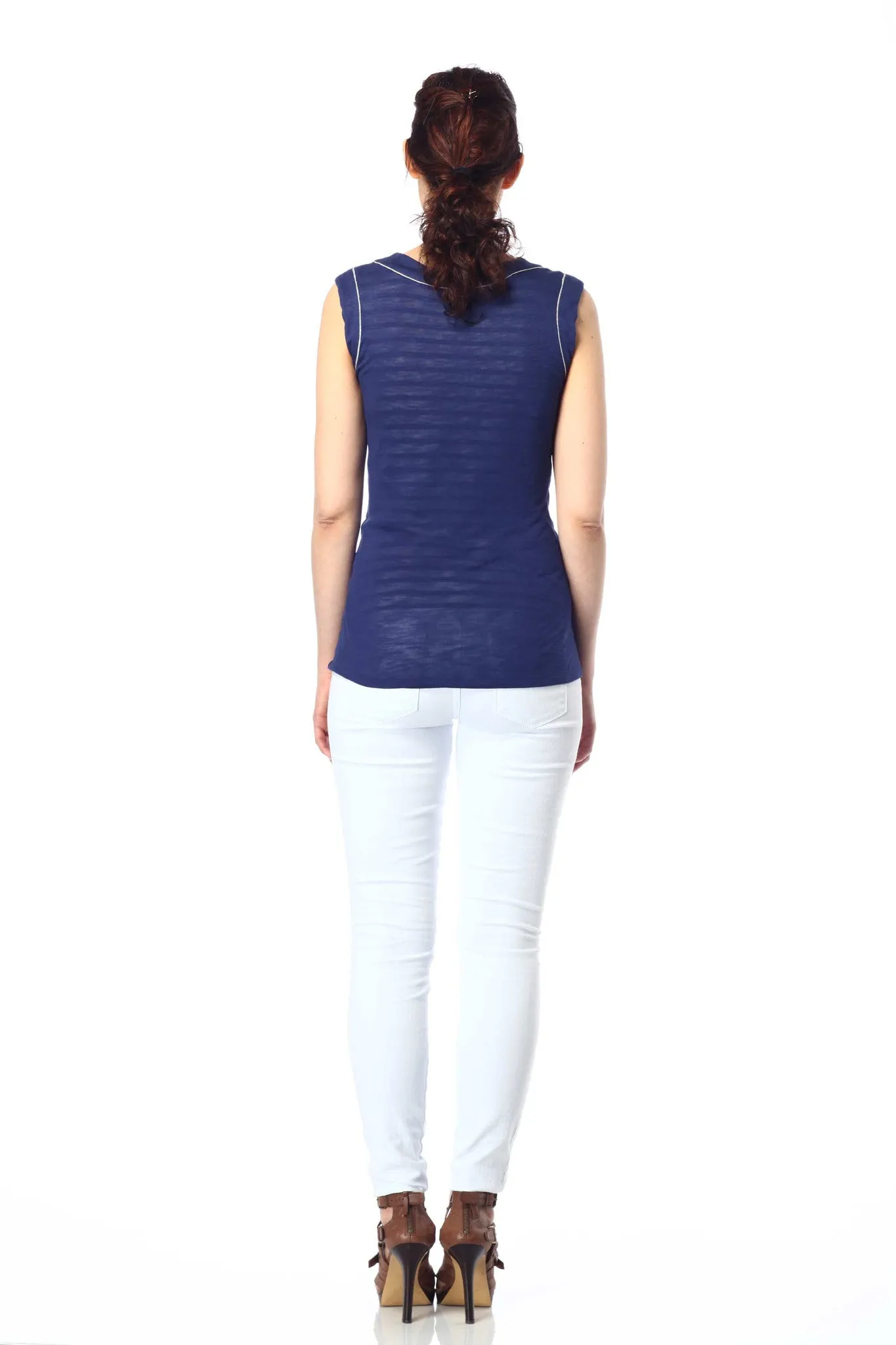 Carla Reversible Round Neck Tank Top