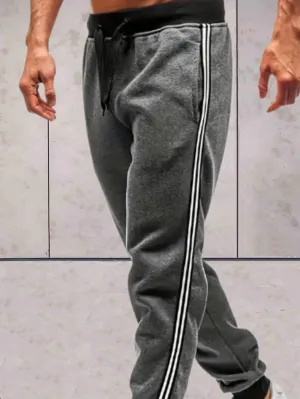 Chester | Schmal geschnittene Herren-Sweatpants mit hoher Taille und Taschen